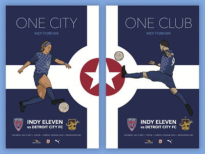 Indy Eleven Game Day Posters: July 9, 2022