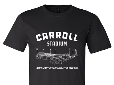 Carroll Stadium: American Soccer's Greatest Dive Bar illustration shirt design