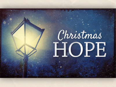 Christmas Hope - v2 christmas hope lamp snow winter