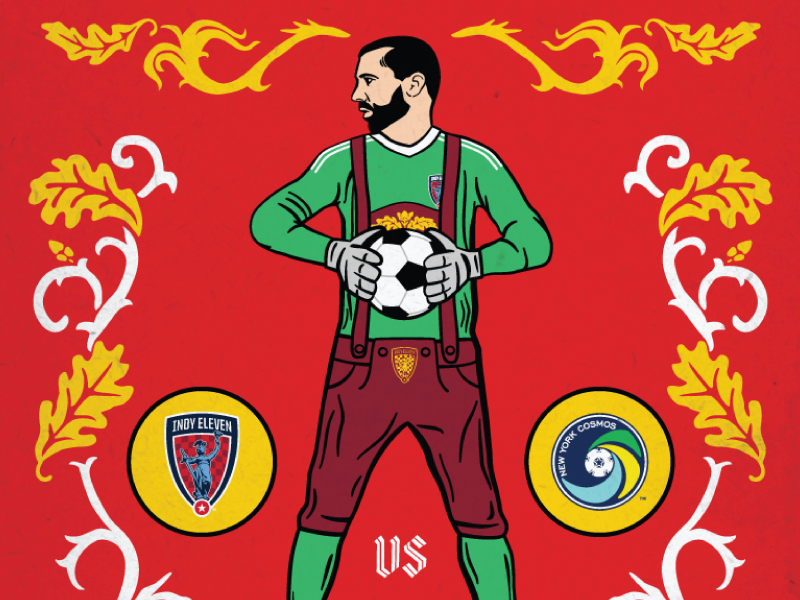 Indy Eleven Oktoberfest Poster - Detail