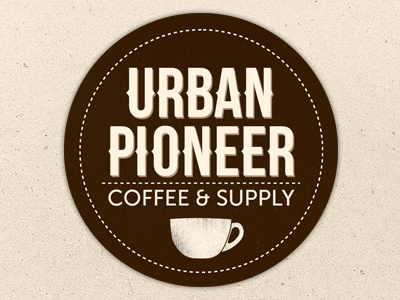 Urban Pioneer branding coffee logo