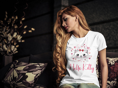 Hello Kitty - Girls Unique T-Shirt Design