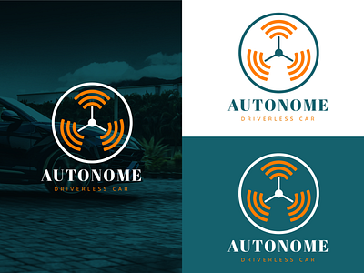 Daily Logo | AUTONOME autonome branding creative daily logo dailylogochallenge design driverless car logo graphic design illustrator logo marketing