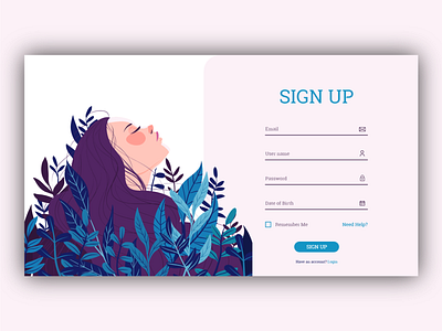 UI/UX- Sign Up page