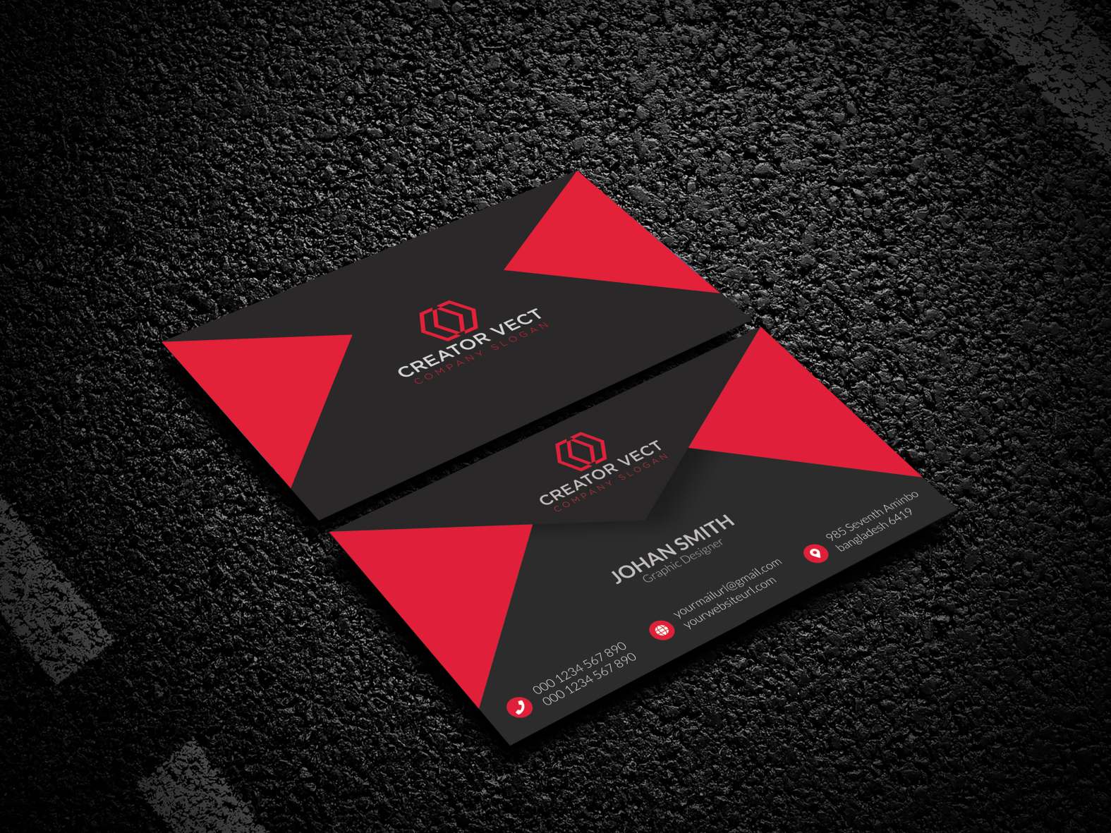 Business card design by Rakib Khan on Dribbble