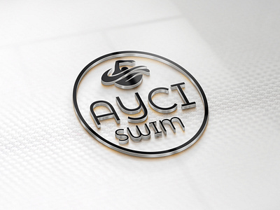 Ayci swim, swiming logo design