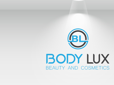 Body lux beauty and cosmetics logo design, BL logo design