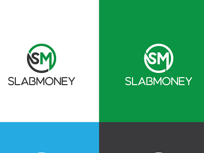 Slabmoney, sm logo design