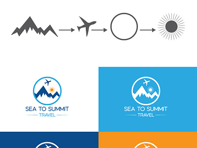 Sea to summit travel logo design creative logo design logo logo design logo design business logo design minimalist logos design monogram logo premium simple logo design unique