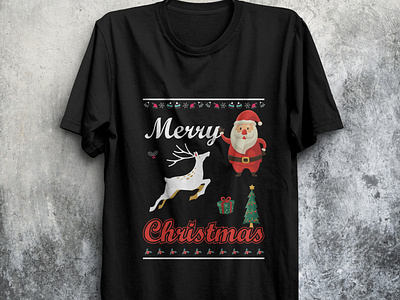 Merry Christmas t-shirt design