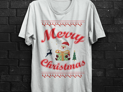 Merry Christmas t-shirt design