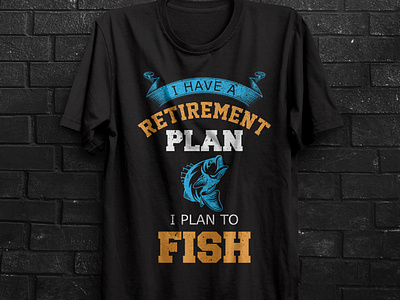 Fishing t-shirt design