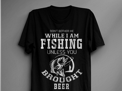 Fishing t-shirt design