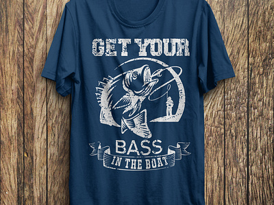 Fishing t-shirt design