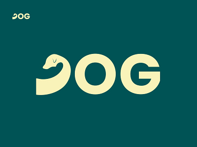 Minimal Dog logo Design