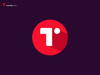 t and i letter logo