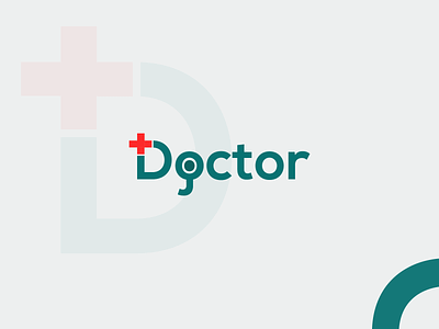 Doctor medical wordmark logo