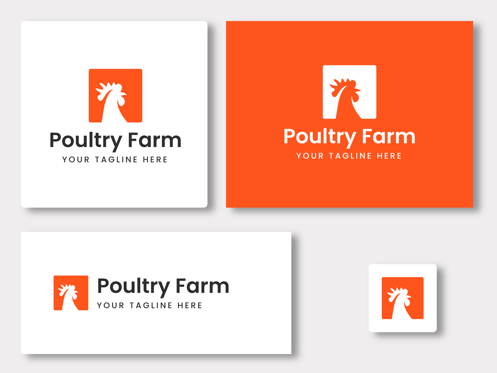 Chicken Farm Logo Vector & Photo (Free Trial) | Bigstock