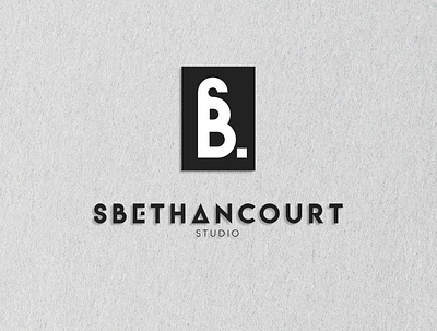 Imagen corporativa marca personal "Sbethancourt studio" brand design brand identity branding logo logodesign logotype typography vector