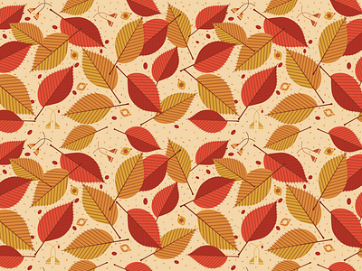 Autumn Leaf Pattern By Edt.graphics On Dribbble