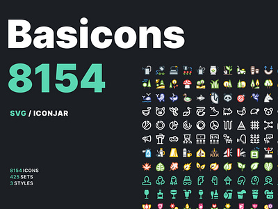 Basicons / 8154 / Line, Solid, Color