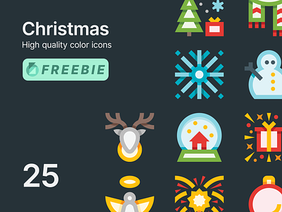 FREE. 25 Christmas Icons