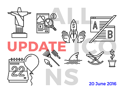 Allicons — 1st Update allicons bundle edt icons outline update vector