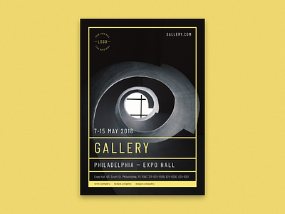 Frame poster template event flyer frame gallery photo poster sport template text typography workout