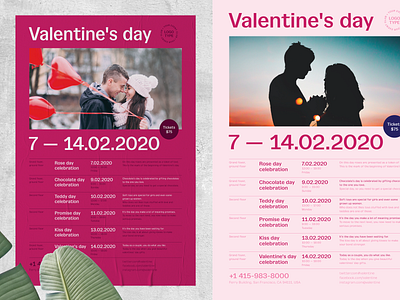 Valentine's day Poster Template