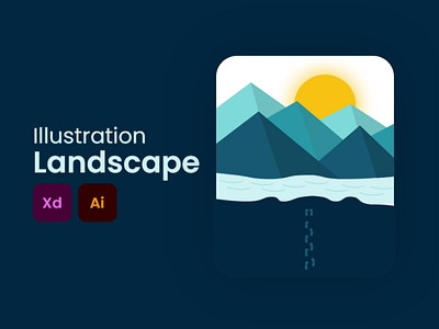 Landscape Illustration 2021 design illustration landscape vector