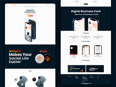 Shopify Store Website Design for NTOUCH