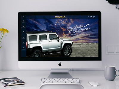 Goodyear Home design digital ui ux web