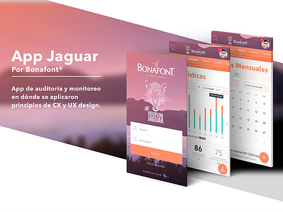 App Jaguar por Bonafont app design ios ui ux