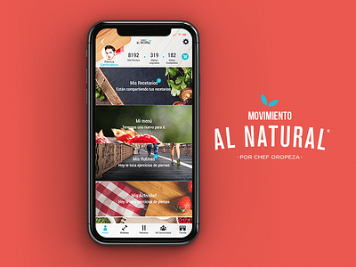 App Al Natural app art design fitness ui ux