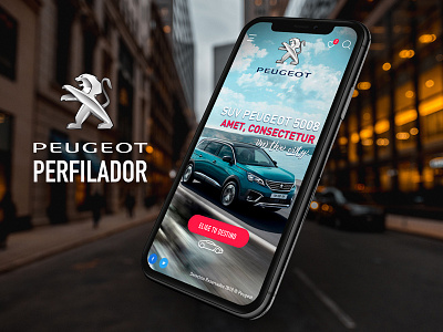 Mobile Site Peugeot Perfilador