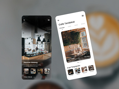 Coffee Shop UI Design