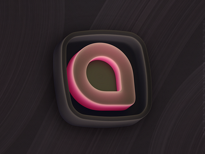 3d comment icon ( Dark )