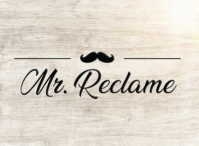Logo Mr Reclame branding branding and identity design graphic design logo logo design logos