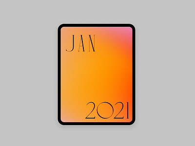 Calender Project - January 2021