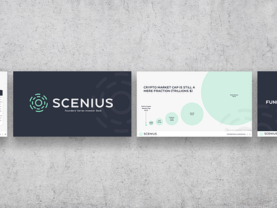 Slide Samples - Scenius Pitch Deck branding deck design finance fintech funding graphic design keynote pitch pitch deck powerpoint presentation property proptech seed
