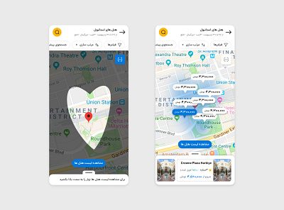 Hotel Search Based On Location app card design hotel omidreza askarian omidrezaaskarian product design ui ux ux design