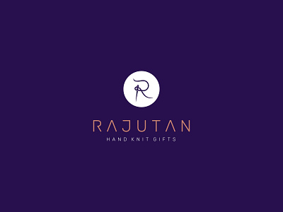 Rajutan fashion brand initial logo knitted knitwear letter r logo logo minimalist logo modern logo sewing stylish