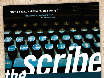 The Scribe book cover print scribe typewriter