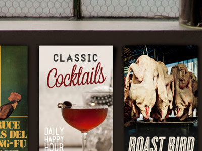Classic Cocktails & Roast Bird