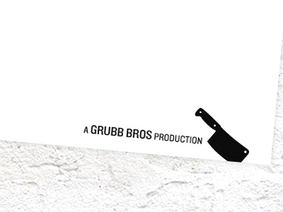 Grubb Logo Mockup cleaver logo
