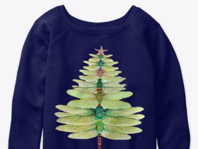 Dragonfly Christmas Tree dragonfly christmas tree shirt