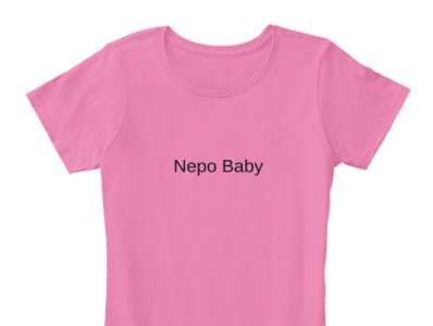 Nepo Baby Slogan Tee haileybieber