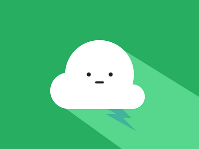 Cloud illustration light simple vector