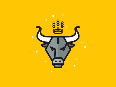 Spirit Friend - Bull animal bull flat friend horns illustration minimal spirit