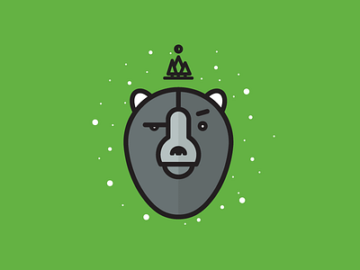 Spirit Friend - Bear animal bear flat friend illustration minimal spirit